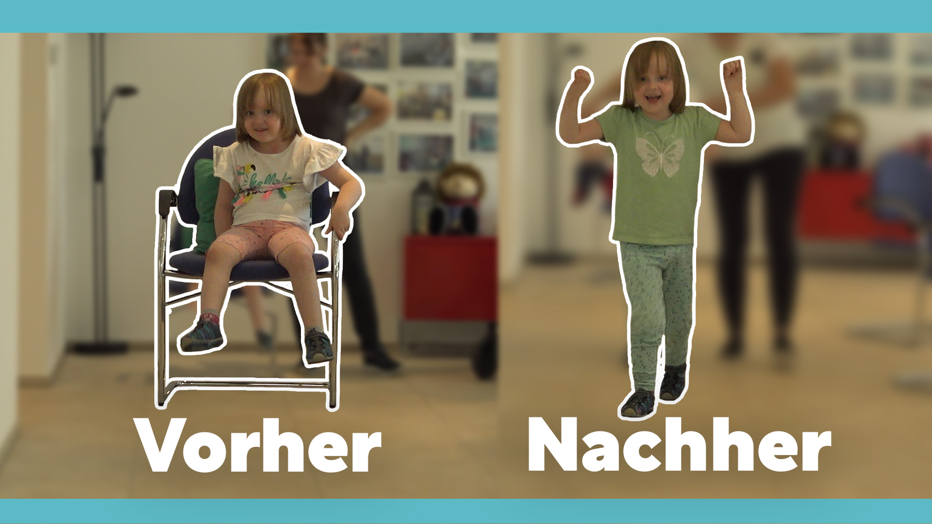 Zerebralparese Mädchen – verbessertes Gangbild nach erster GIGER® MD® Probetherapie