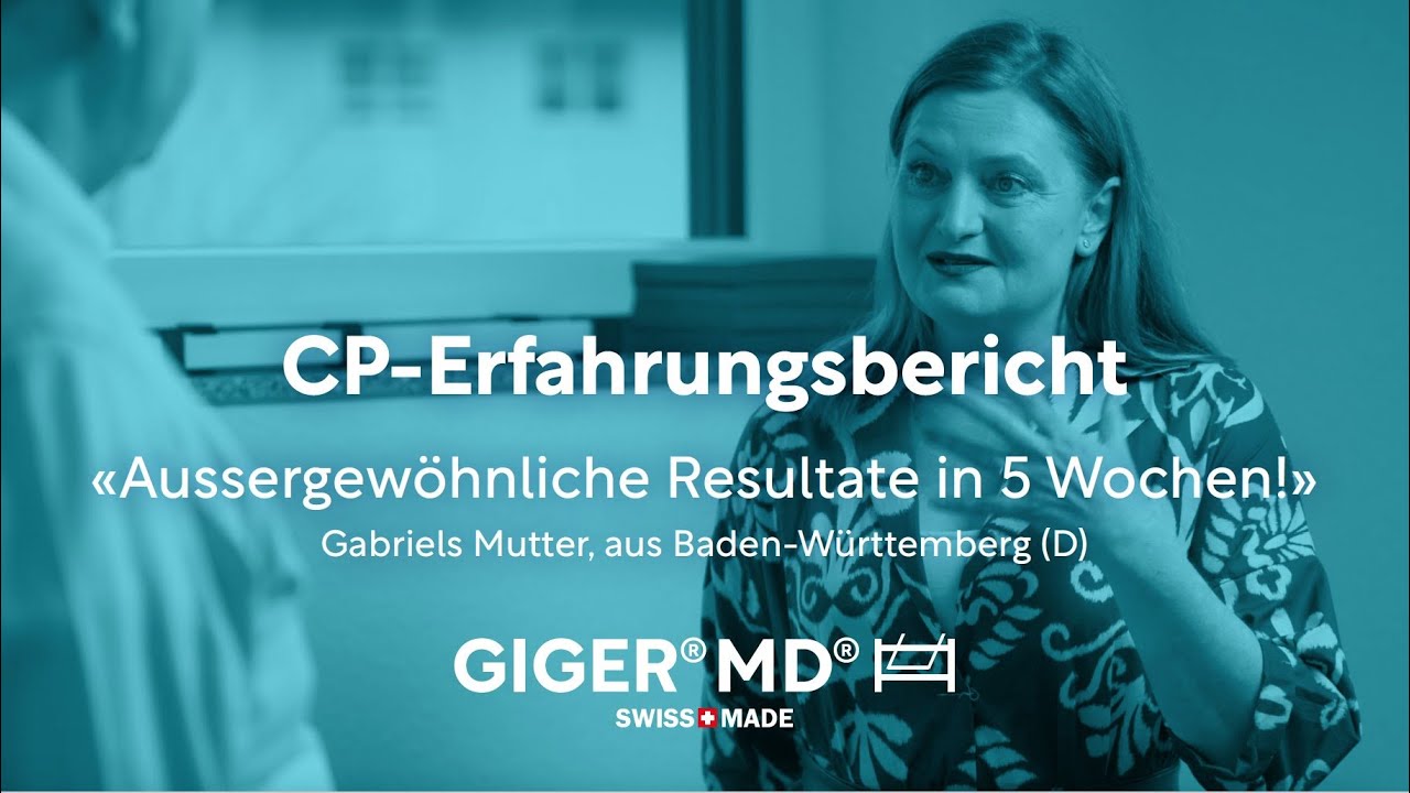 Adrian Giger im Gespräch mit Mutter über Therapieerfolge bei Zerebralparese