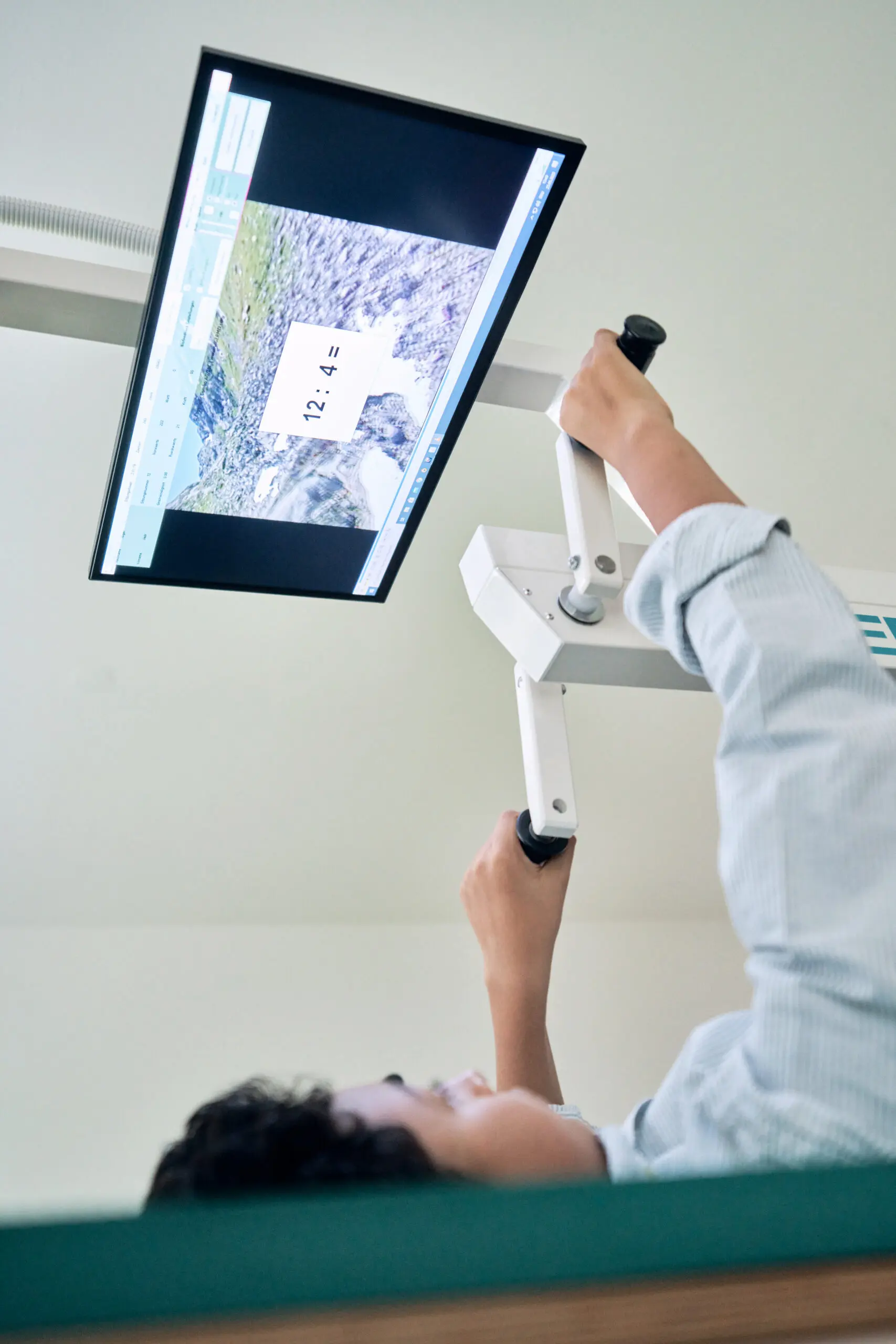 GIGER® MD® Therapiegerät bei Querschnittlähmung – Software-Auswertung und koordiniertes Bewegungstraining